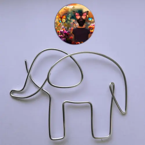 Escultura de Parede Elefante Ganesha