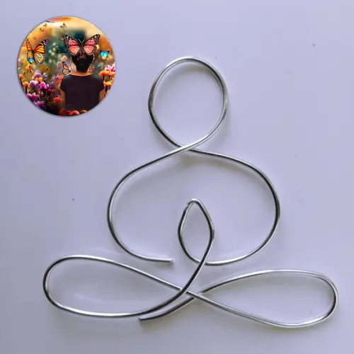 Escultura de Parede Yoga  Arte Decorativa Zen