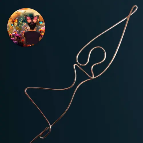 Yoga Zen Escultura Versátil de Parede e Móbile
