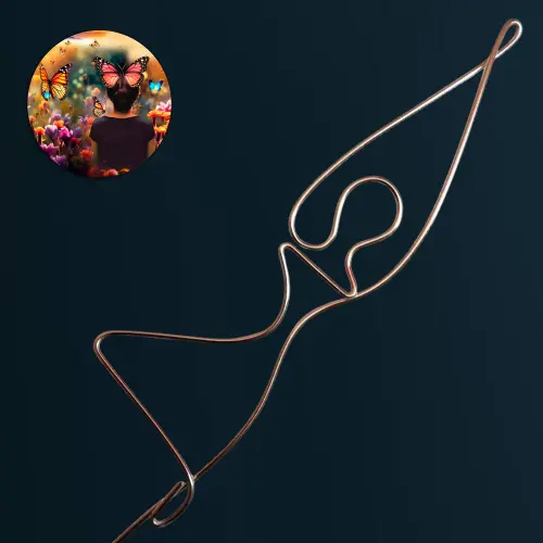 Escultura de Parede Yoga Zen Móbile Decoração