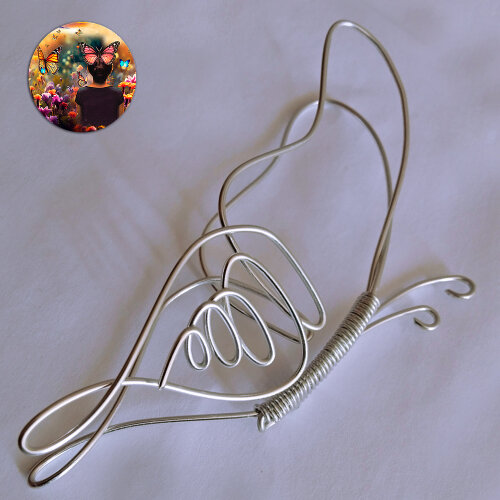 MÓBILE ESCULTURA BORBOLETA DECORAÇÃO DE AMBIENTES