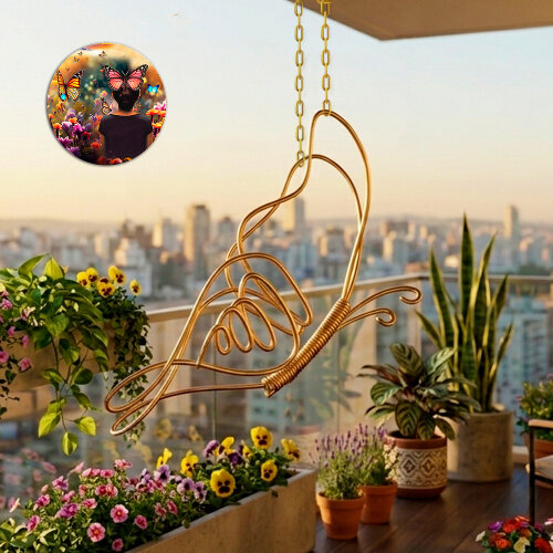 MÓBILE ESCULTURA BORBOLETA DECORAÇÃO DE AMBIENTES