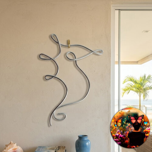 Escultura de Parede ou Móbile Cavalo Marinho Praia Decor