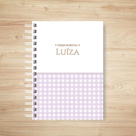 Diário de Rotina do Bebê Personalizado