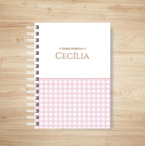 Diário de Rotina do Bebê Personalizado