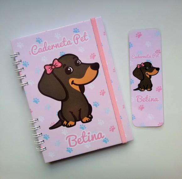 Caderneta Pet Cachorro Personalizada