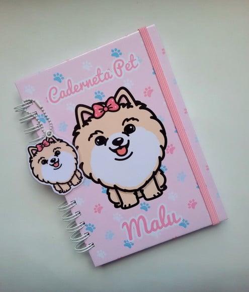 Caderneta Pet Cachorro Personalizada