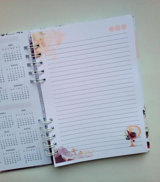 Caderno A5 Pautado 100 Folhas Personalizado - Escolha Capa