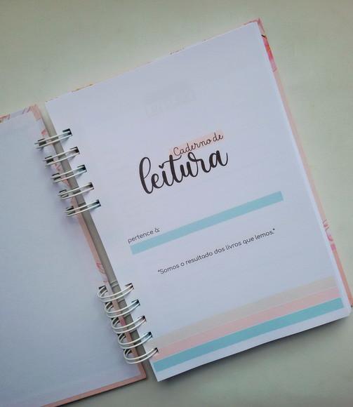 Caderno/diário de Leituras A5 - Escolha a Capa