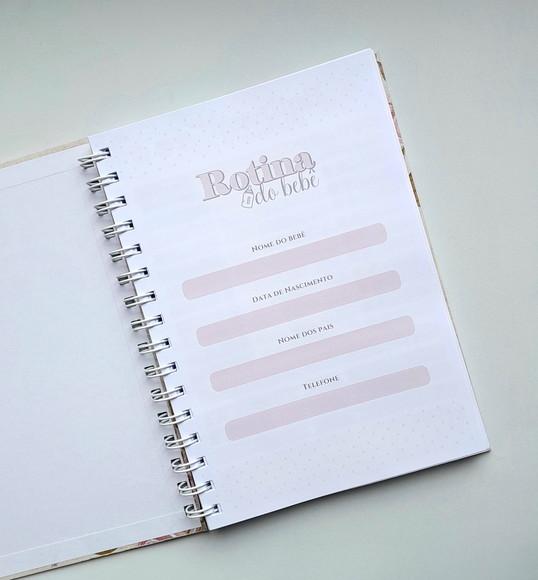 Diário de Rotina do Bebê A5 Personalizado