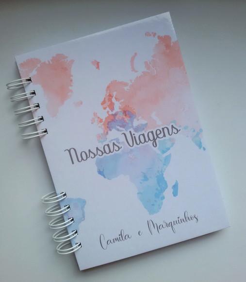 Diário/caderno de Viagens
