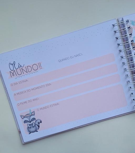 Livro do Bebê Grande(19x25cm) Personalizado