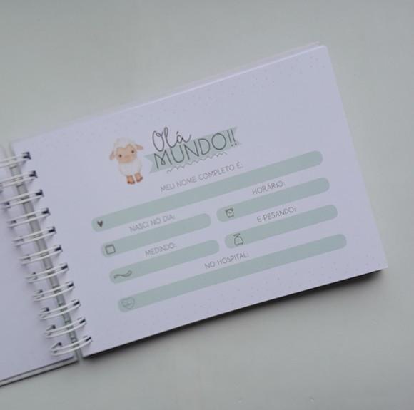 Livro do Bebê A5 Personalizado