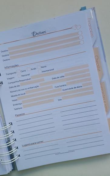 Planner da Noiva Personalizado c/ Divisórias - Escolha a Capa