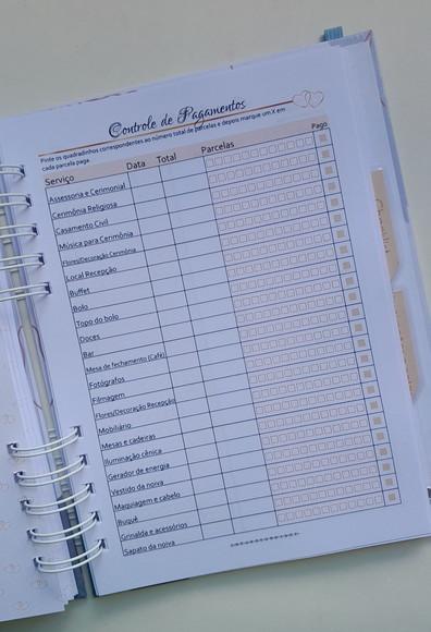 Planner da Noiva Personalizado c/ Divisórias - Escolha a Capa