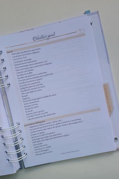 Planner da Noiva Personalizado c/ Divisórias - Escolha a Capa