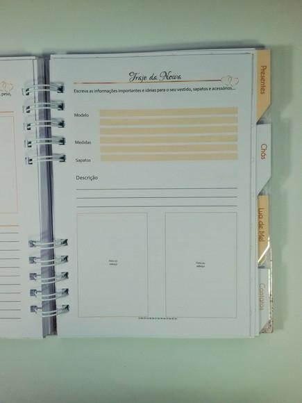 Planner da Noiva Personalizado c/ Divisórias - Escolha a Capa