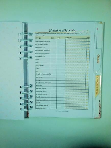 Planner da Noiva Personalizado c/ Divisórias - Escolha a Capa