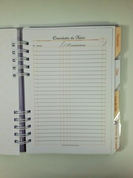 Planner da Noiva Personalizado c/ Divisórias - Escolha a Capa