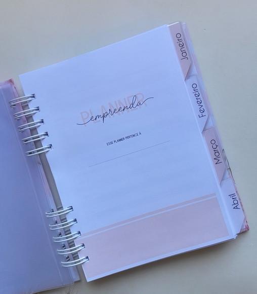 Planner Empreendedor Permanente + Divisórias