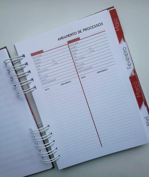 Planner Jurídico Permanente + Divisórias c/ Abas