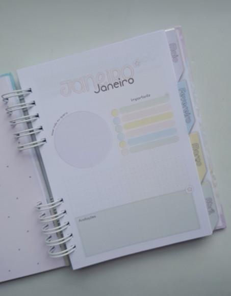 Planner Teen Permanente + Divisórias c/ Abas
