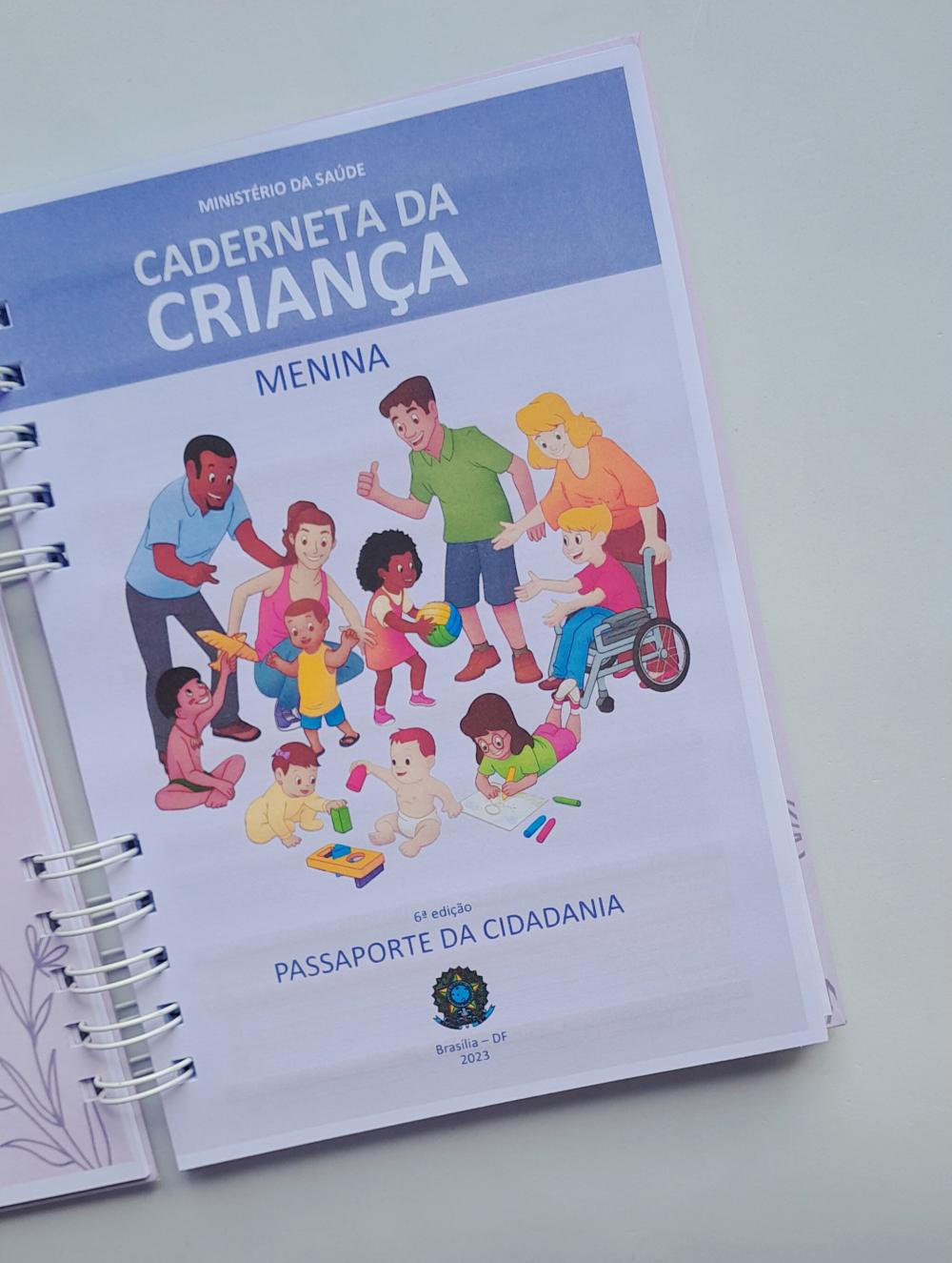 Caderneta de Saúde do Bebê Personalizada