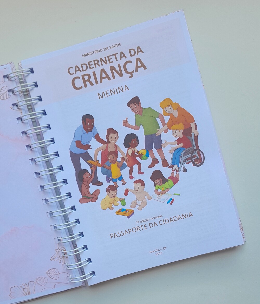 Caderneta de Saúde Vacinas Personalizada - Escolha a Capa