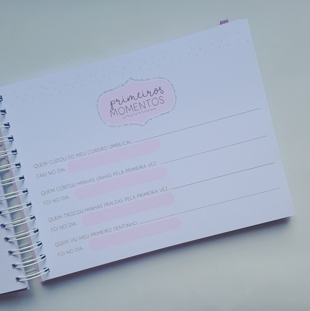 Livro do Bebê A5 Personalizado