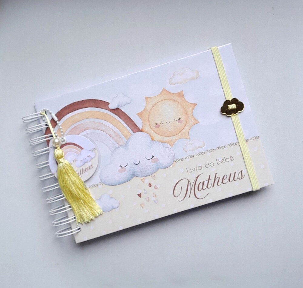Livro do Bebê A5 Personalizado