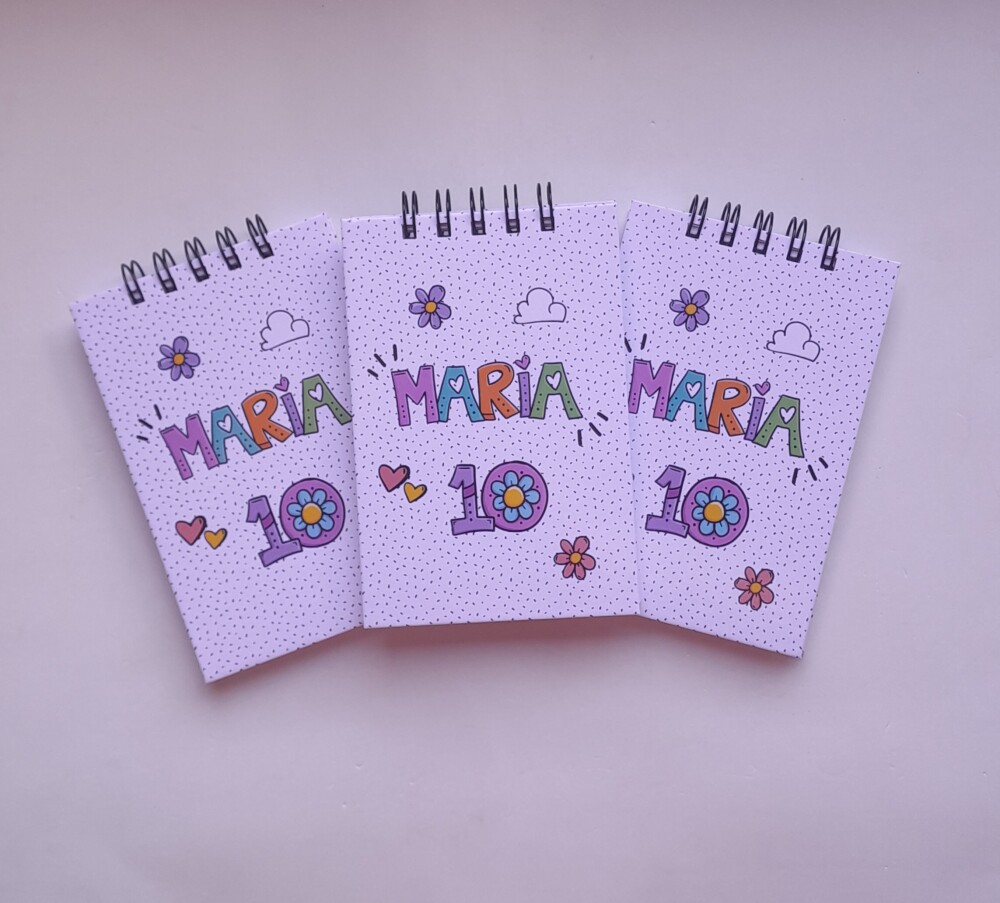 Bloquinho 10x15 Personalizado Aniversário - 20 unidades