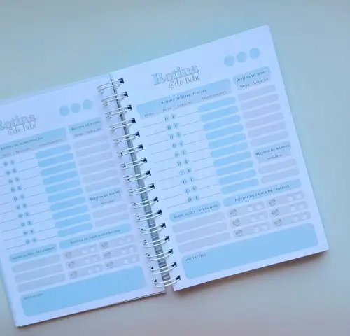 Diário de Rotina do Bebê Personalizado