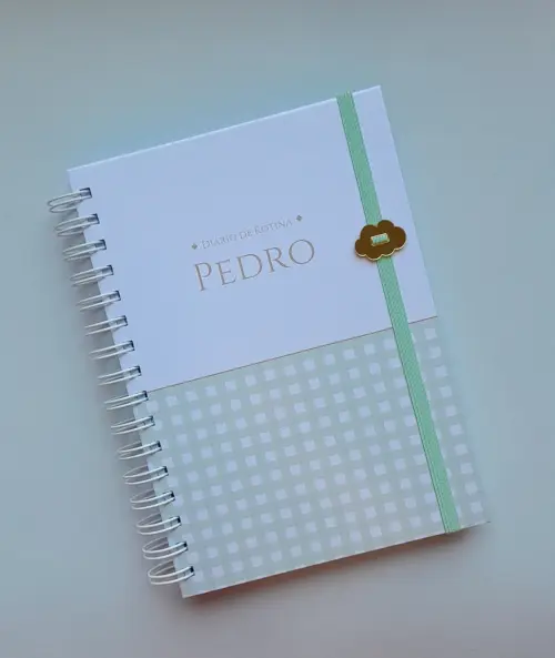 Diário de Rotina do Bebê Personalizado