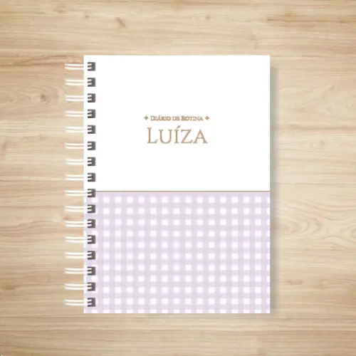 Diário de Rotina do Bebê Personalizado