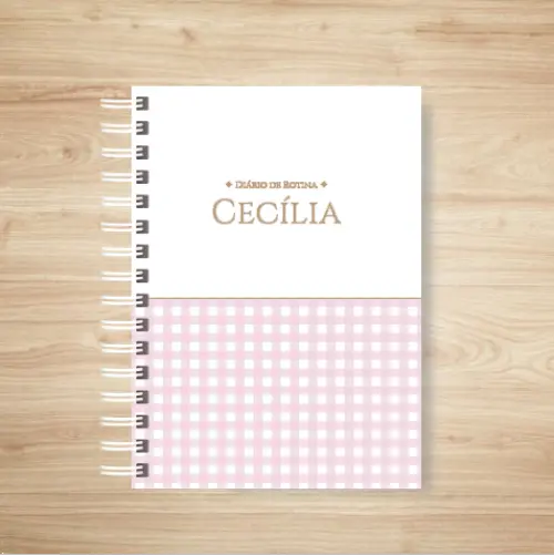 Diário de Rotina do Bebê Personalizado