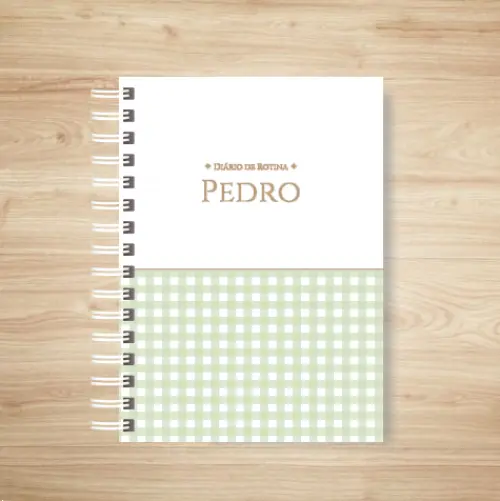 Diário de Rotina do Bebê Personalizado