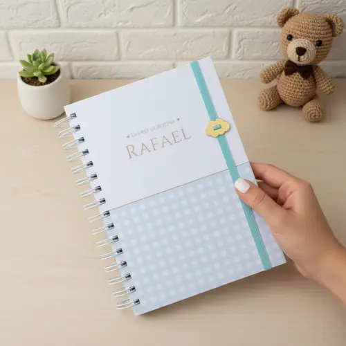 Diário de Rotina do Bebê Personalizado