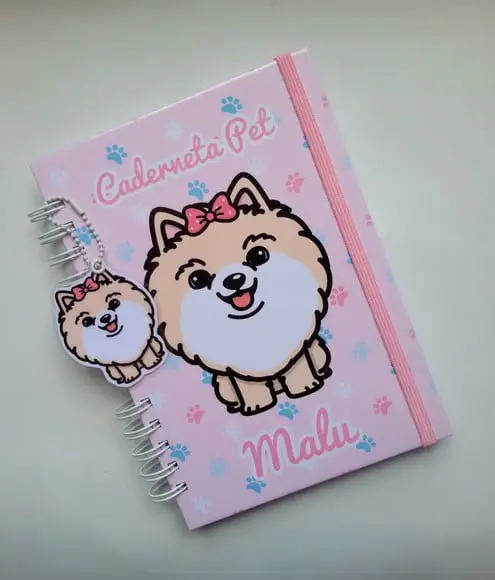 Caderneta Pet Cachorro Personalizada
