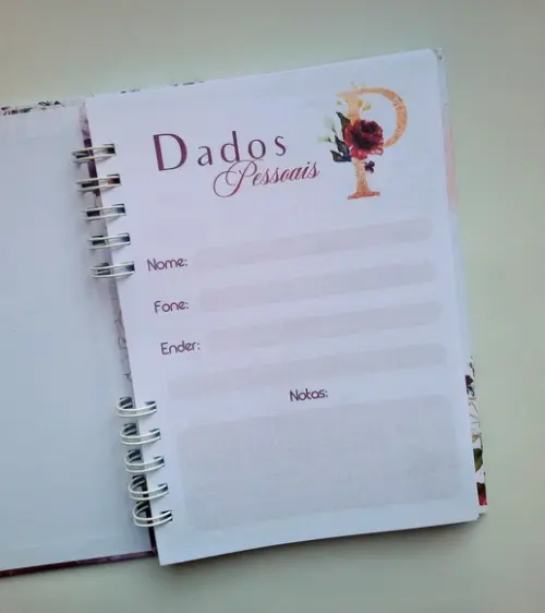 Caderno A5 Pautado 100 Folhas Personalizado - Escolha Capa