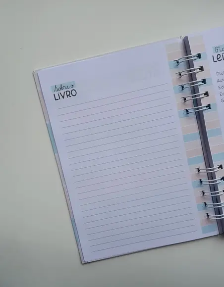 Caderno de Leituras Personalizado A5 - Escolha Sua Capa