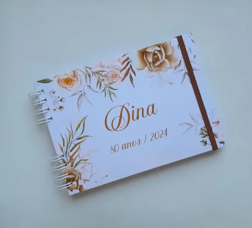 Caderno de Mensagens Aniversário - Escolha a Capa
