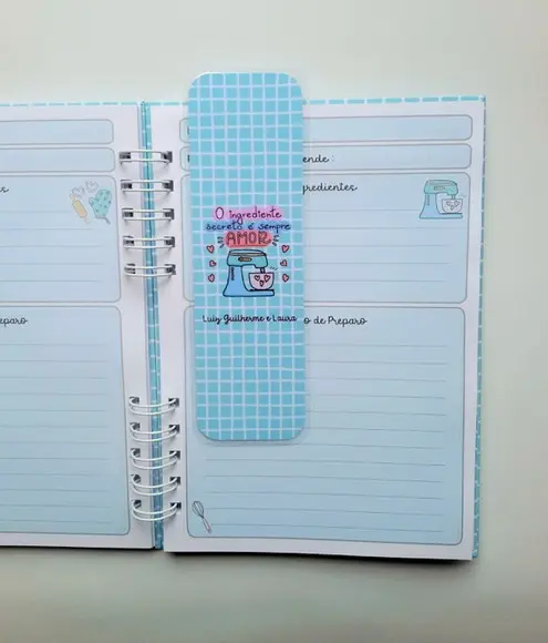 Caderno de Receitas A5 Personalizado