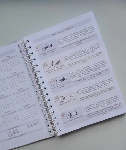 Caderno Devocional Capa Personalizada com Nome