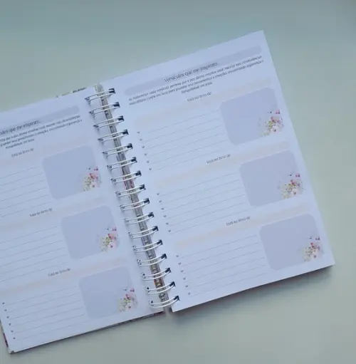 Caderno Devocional Capa Personalizada com Nome