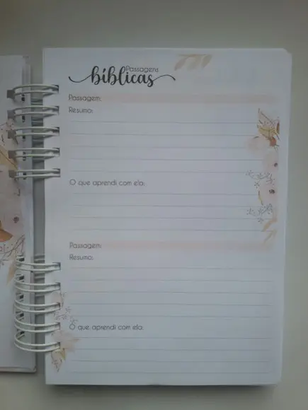 Diário Devocional + Acess - Modelo 01 (p/ os 365 Dias Ano)