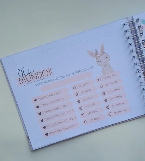 Livro do Bebê Grande(19x25cm) Personalizado