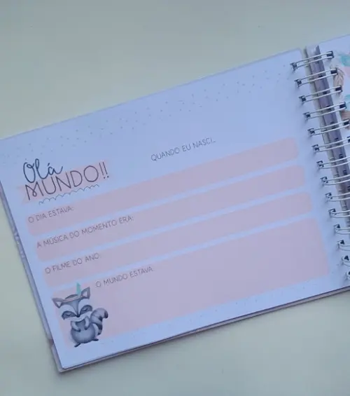 Livro do Bebê Grande(19x25cm) Personalizado