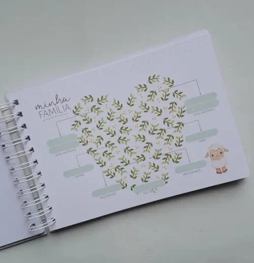 Livro do Bebê A5 Personalizado