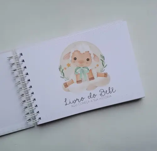 Livro do Bebê A5 Personalizado
