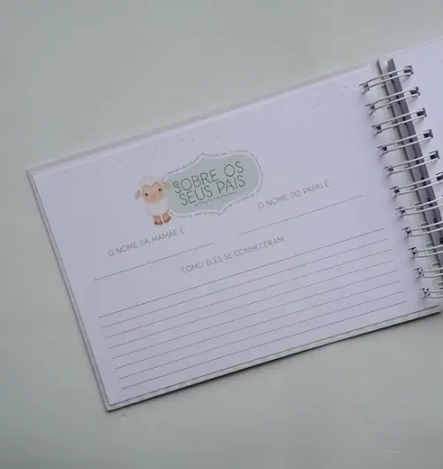 Livro do Bebê A5 Personalizado
